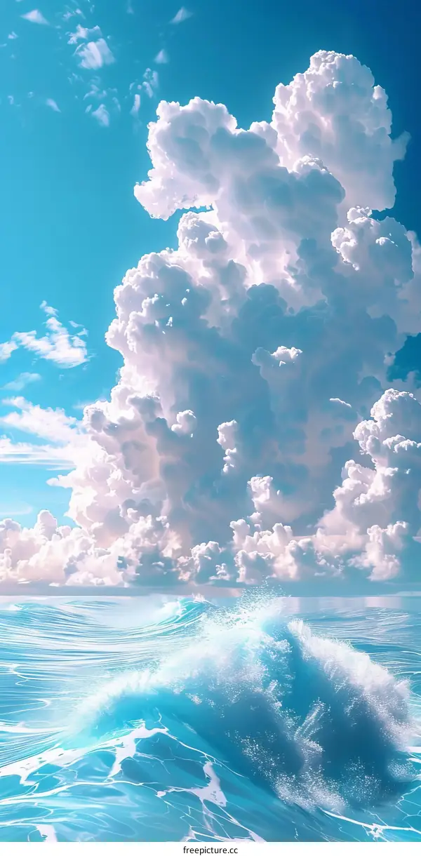 Beautiful Sky and Ocean Cloudscape