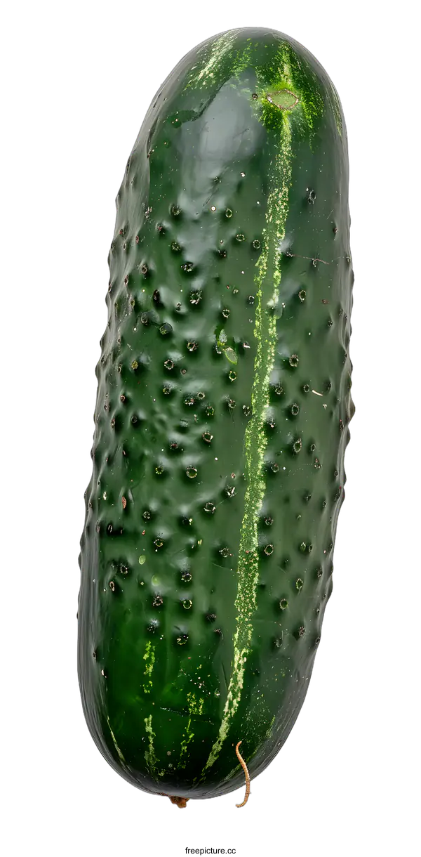 [Transparent Background PNG]Green Cucumber with White Background