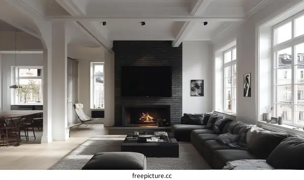 Modern Minimalist Living Room Interior Design