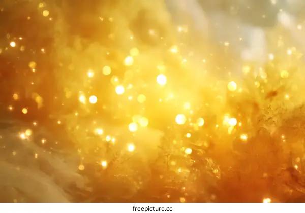 Golden Abstract Festive Background