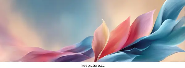 Abstract Colorful Floral Design