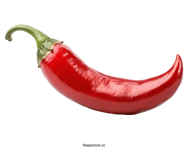 [Transparent Background PNG]Closeup of a Red Chili Pepper