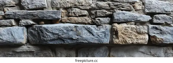 Close-up Stone Wall Texture Detail