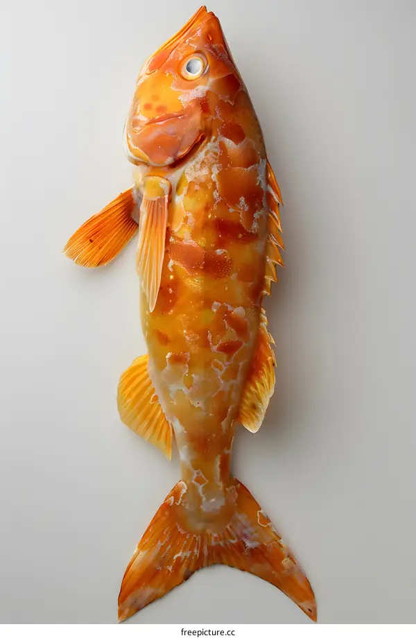 Close up of a red fish