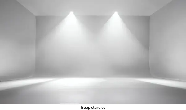 Empty Studio Background with Spotlight