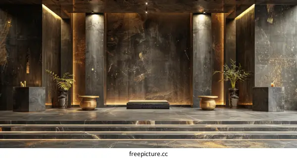 Dark Luxury Modern Interior Design