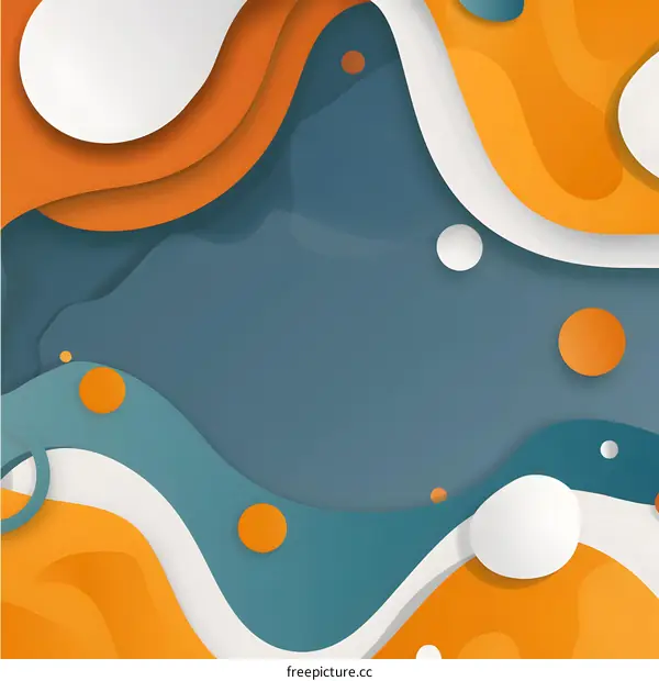 Abstract Paper Cut Background Design