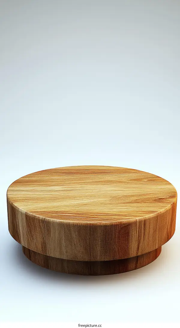 Wooden Round Display Platform