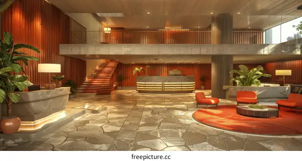 Modern Hotel Lobby Interior Design