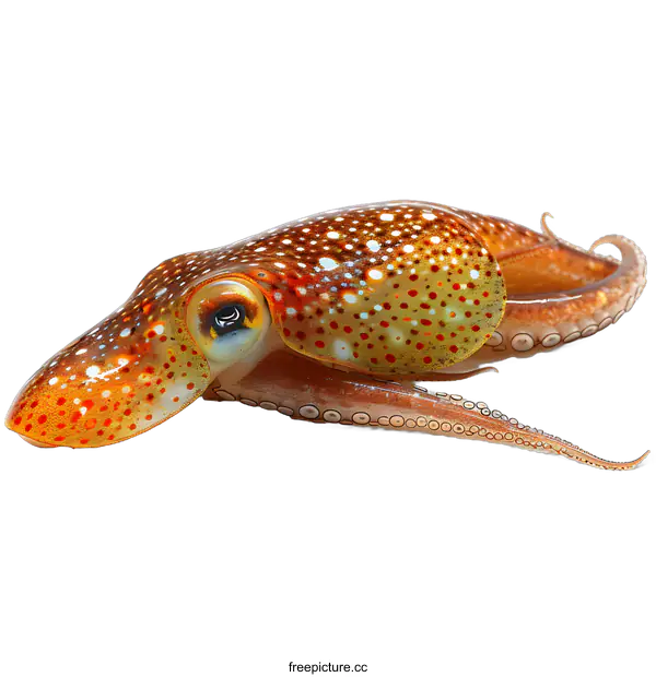 [Transparent Background PNG]Colorful Octopus on White Background