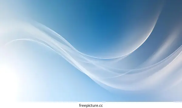 Abstract Light Blue and White Design