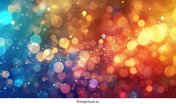Colorful bokeh background