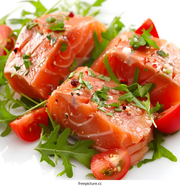 Salmon Fillets with Herbs and Spices