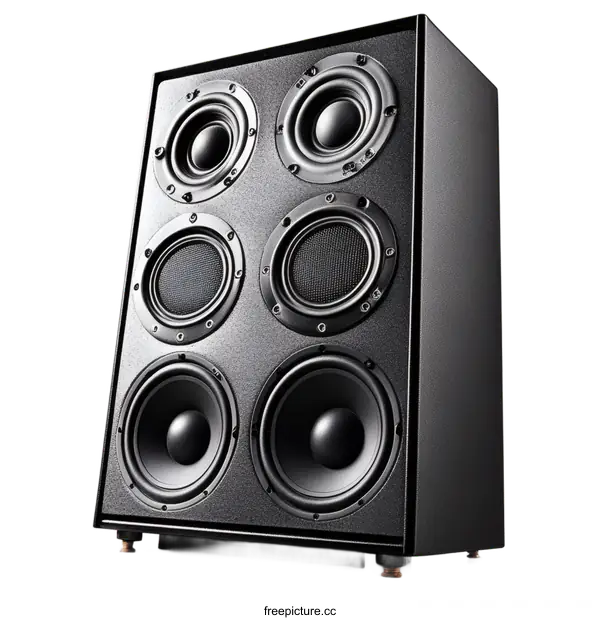 [Transparent Background PNG]High-End Audio Speaker System Design