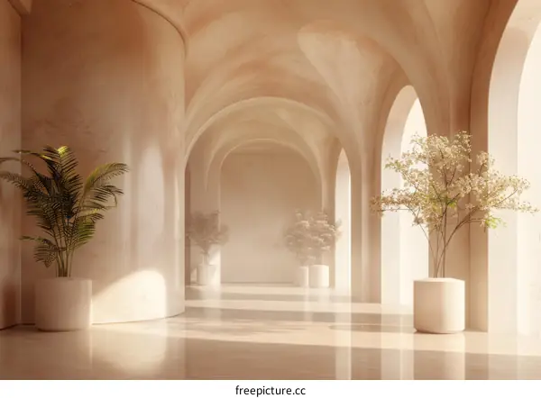 Elegant Modern Interior Design with Archways
