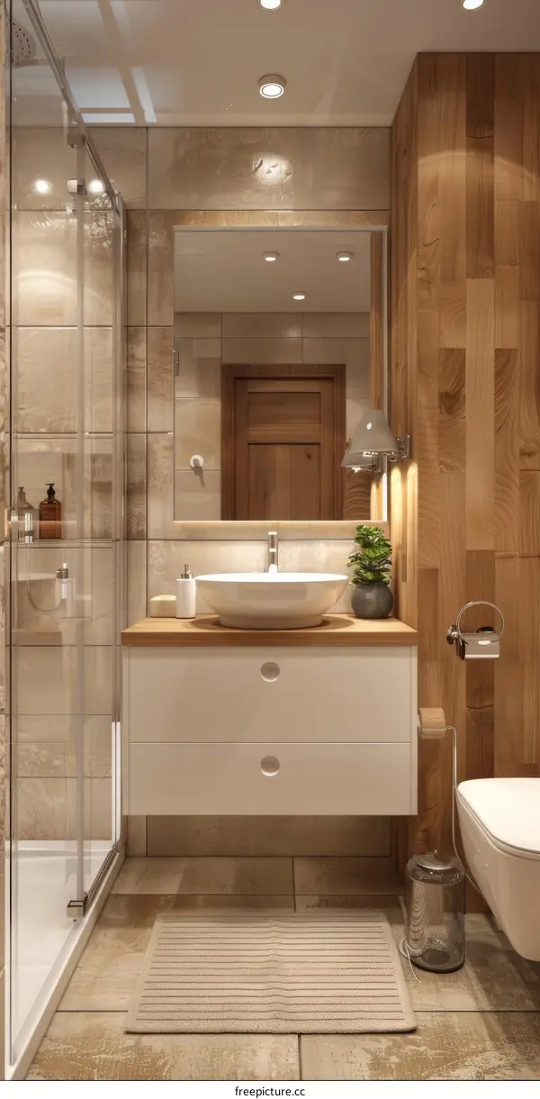 Modern Minimalist Bathroom Interior Design