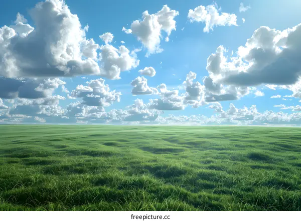 Vast green grassland