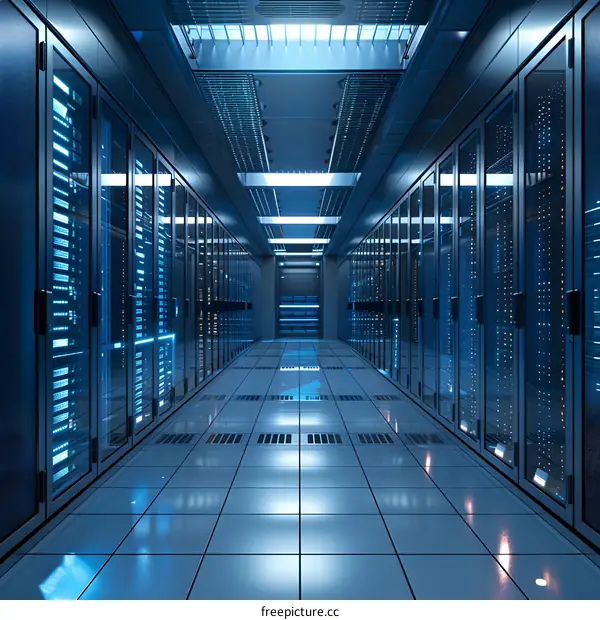 Server Room Interior Design Concept