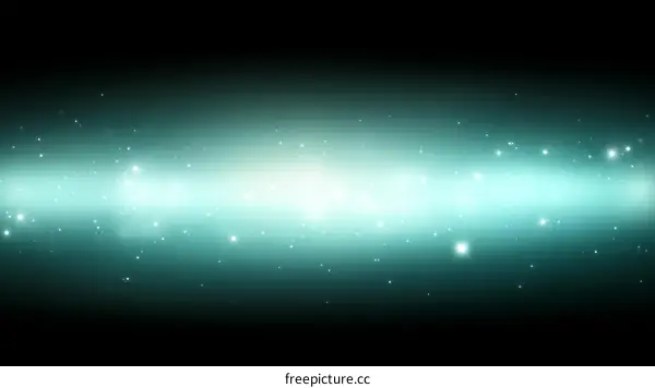 Abstract Teal Light Effect Background