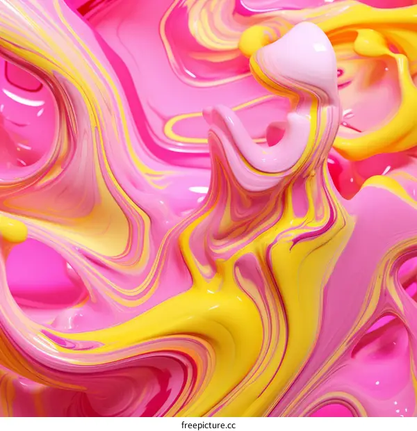 Dynamic Rendering of a Psychedelic Liquid Art
