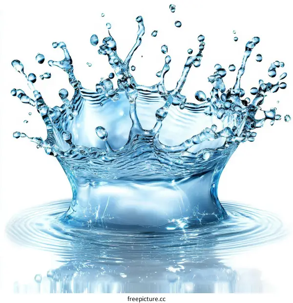 Water Splash Abstract Art Design