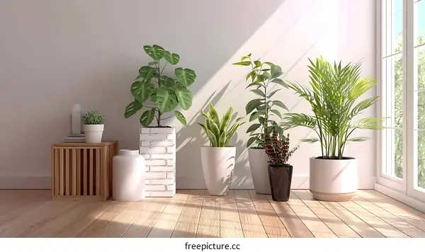 Modern Home Decor with Plants