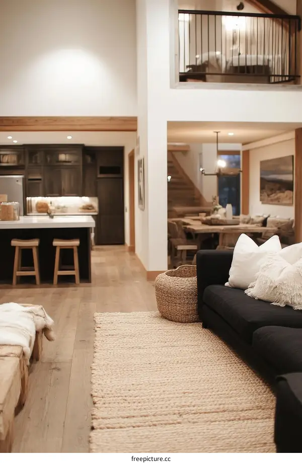 Modern Farmhouse Interior Living Room Design