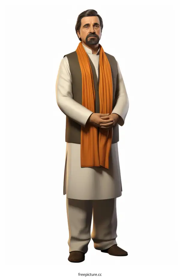 Indian man in traditional clothing