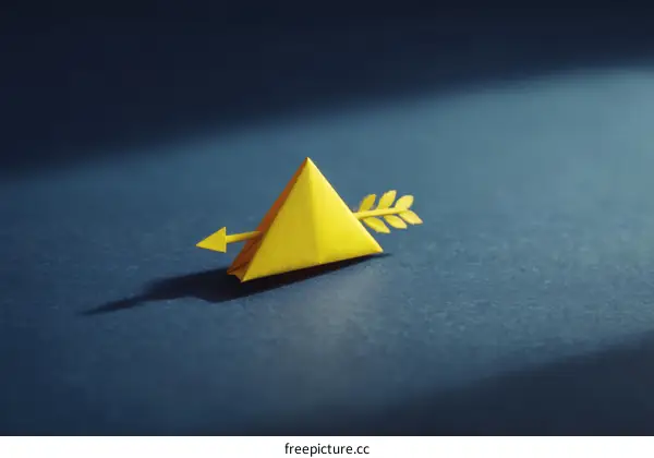 Origami Arrow  Concept  Abstract  Design