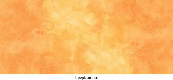 Abstract Watercolor Orange Background Design