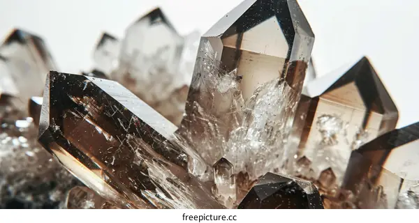 Smoky Quartz Crystal Points: Raw & Polished