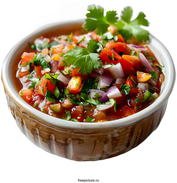 [Transparent Background PNG]Homemade Pico de Gallo