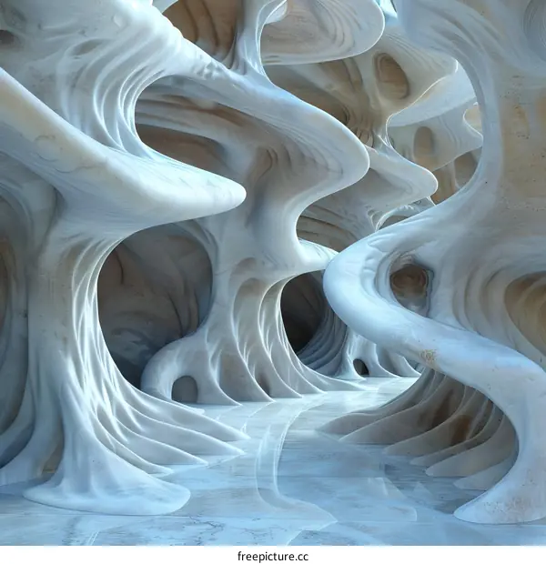 Surreal Organic Architectural Interior