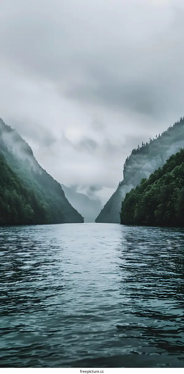Misty Mountain Lake