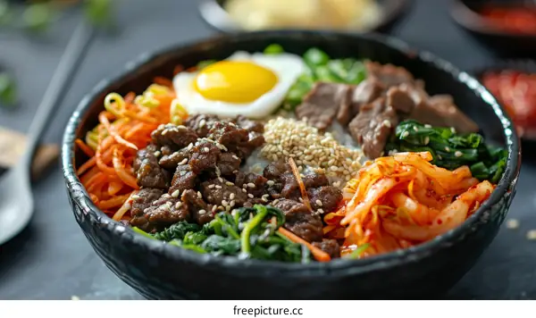 Korean Bibimbap: A Colorful and Delicious Bowl of Rice
