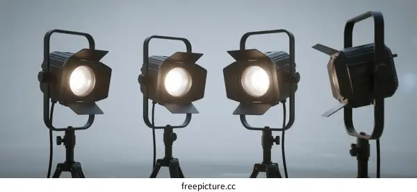 Studio Spotlights: Professional Illumination Equipment for Photography