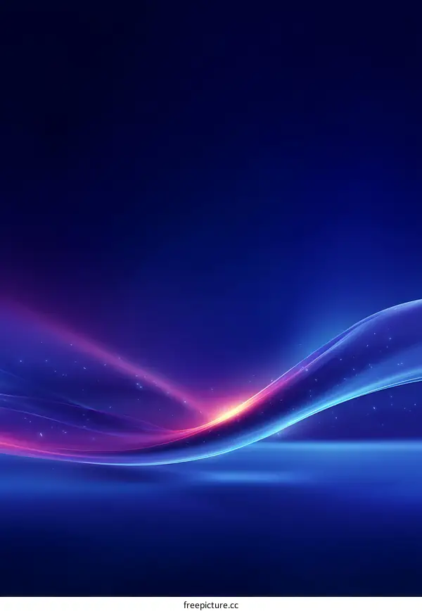 Abstract Dynamic Light Waves Background Design