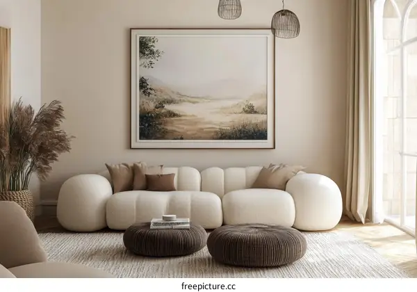 Modern Minimalist Living Room Interior Design