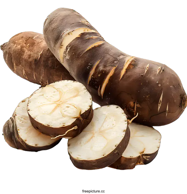 [Transparent Background PNG]Sliced yam