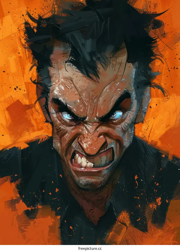 Portrait of an Angry Man