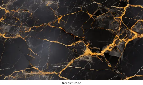 Black and Gold Marble: An Elegant and Durable Natural Stone