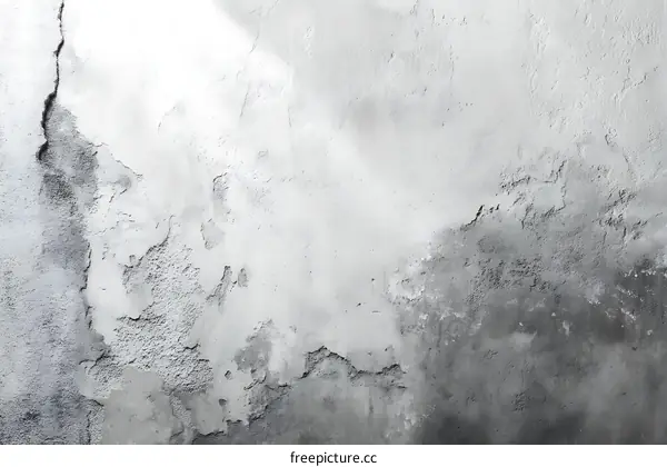 Aged Gray Concrete Wall Texture Background