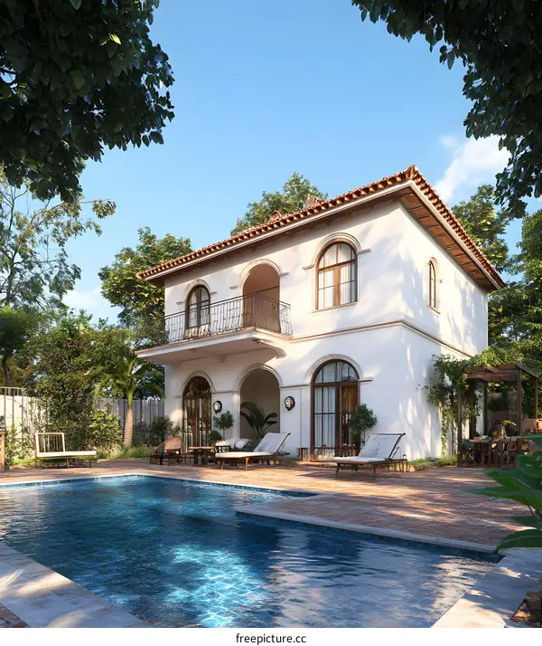 Mediterranean Style Villa with Swimming Pool