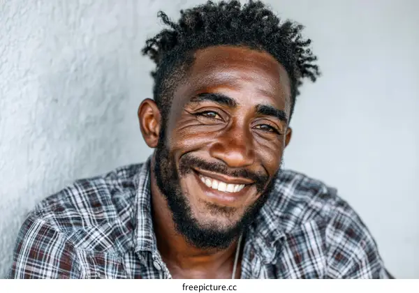 Portrait of a Happy African Man