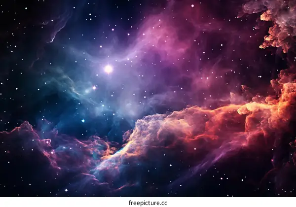 Interstellar Space Travel Through a Nebula