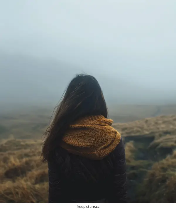 alone girl in the middle of nowhere