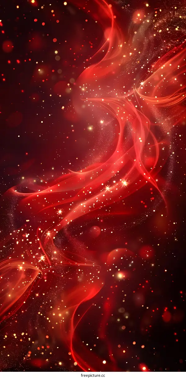 Red silk background