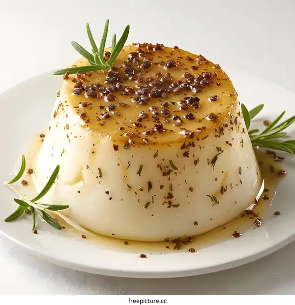 creme brulee with rosemary