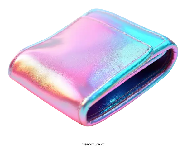 [Transparent Background PNG]Irridescent Rainbow Wallet Design