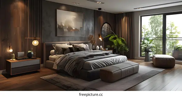 Cozy Bedroom with Modern and Simple Design